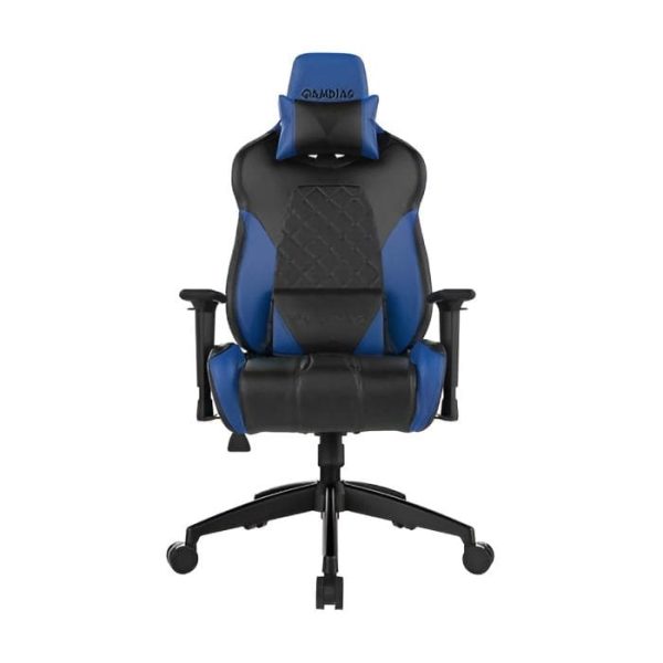 כיסא גיימרים מואר Gamdias ACHILLES E1 כחול שחור min