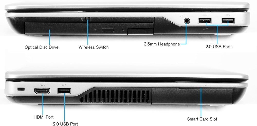מחשב נייד מחודש Dell Latitude E6540 מסך 15.6″ מעבד i5, זיכרון 8GB דיסק 120SSD 3