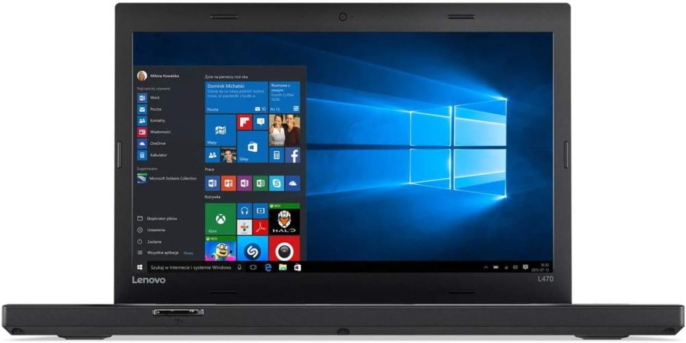 מחשב נייד מחודש Lenovo L470 i5 דור 6 8GB 256GB SSD Windows 10 Pro