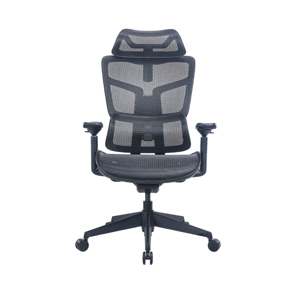 כסא מנהלים דגם בטרפליי גבוה בד רשת 2