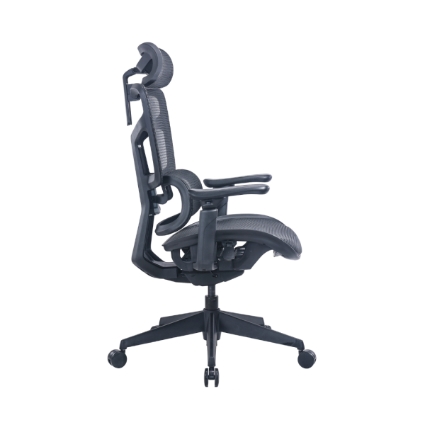 כסא מנהלים דגם בטרפליי גבוה בד רשת 3