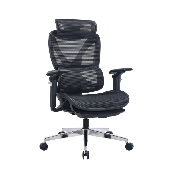 כסא מנהלים דגם ברבור גבוה בד רשת