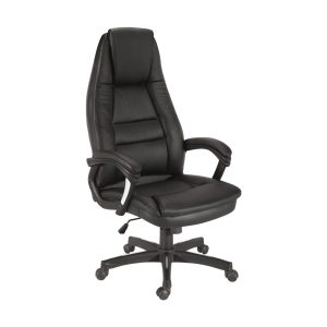 כסא מנהלים דגם דאלאס דמוי עור שחור