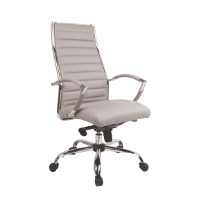 כסא מנהלים דגם שירן גבוה אפור בהיר