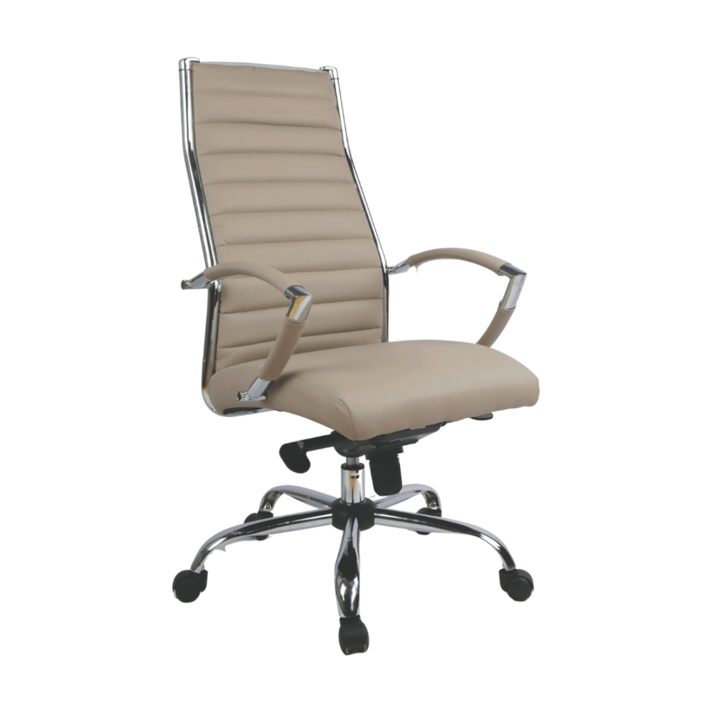 כסא מנהלים דגם שירן גבוה קרם