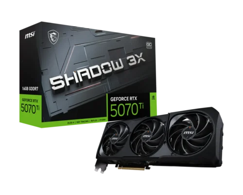 כרטיס מסך MSI GeForce RTX 5070 Ti 16G SHADOW 3X OC 1