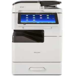 Ricoh MP 305+SPF - מבט קדמי (מקור: Ricoh CDN רשמי)