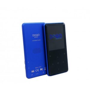 DOQO BLACK כחול ללא רדיו - מבט זווית עם מסך ולחצני מגע