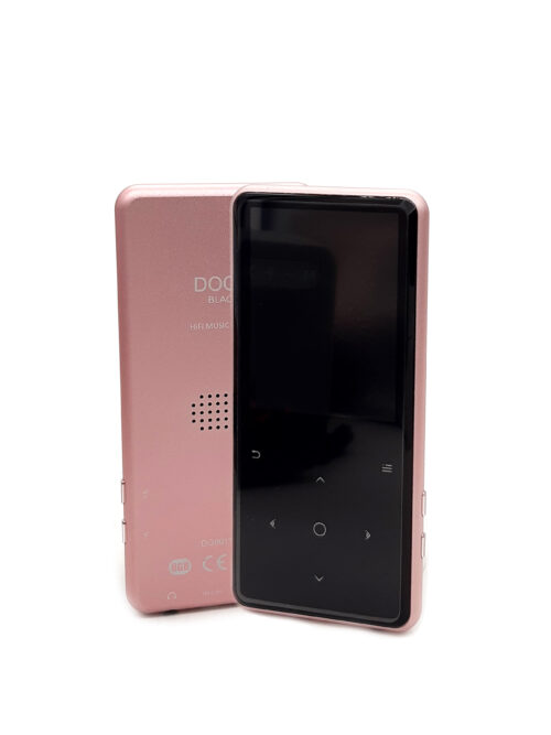DOQO BLACK רוז גולד - מבט זווית עם מסך ולחצני מגע