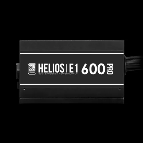 ספק כוח GAMDIAS HELIOS E1-600 Pro - מבט צד עם סימון דגם