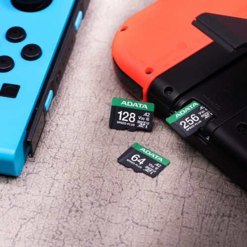 כרטיס זיכרון ADATA Premier SPEED PLUS microSDXC 128GB UHS-I U3 שימוש במכשיר גיימינג נייד