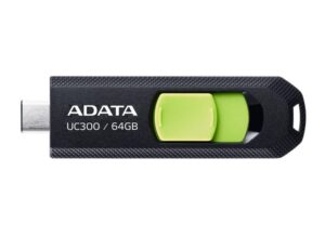 ADATA UC300 64GB - מבט קדמי, מחבר USB-C פתוח