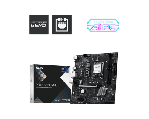 לוח אם MSI PRO B860M-E עם אריזה מקורית