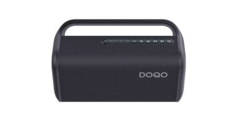 רמקול בלוטות DOQO Q60 - מבט מלפנים עם כפתורי שליטה