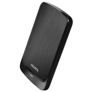 כונן קשיח חיצוני ADATA HV320 2TB שחור - מבט מזווית