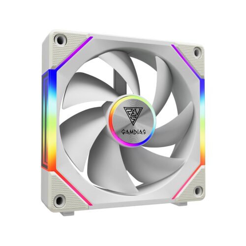 מאוורר מארז GAMDIAS AEOLUS P2-1201 WH - זווית נוספת