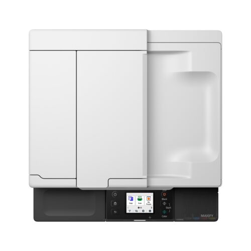 Canon MAXIFY GX2040 - מבט מלמעלה על מכסה הסורק ולוח הבקרה