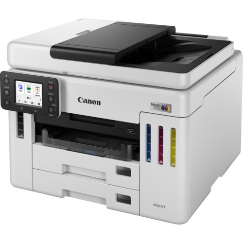 Canon MAXIFY GX7140 - מבט מזווית, שתי מגירות נייר