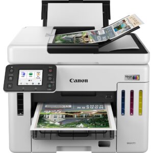 Canon MAXIFY GX7140 - מבט מלפנים תוך כדי הדפסה