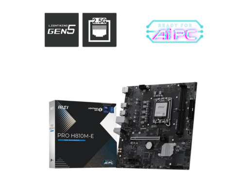 לוח אם MSI PRO H810M-E - עם קופסת אריזה