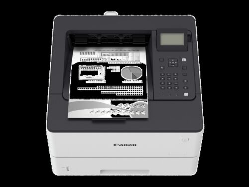 מדפסת Canon i-SENSYS LBP325x - לוח בקרה ופלט נייר