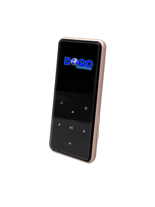נגן MP3 DOQO MINI BLACK זהב עם רדיו FM - מבט קדמי