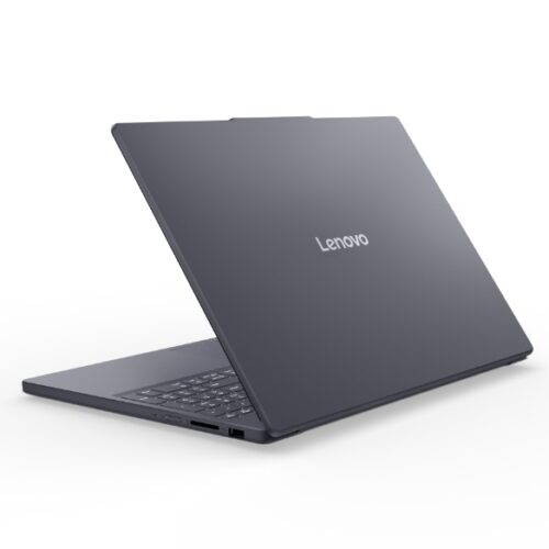 Lenovo IdeaPad Slim 3 15IRU10 - מבט פתוח מזווית, אפור לונה