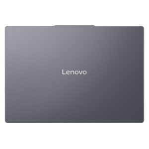 Lenovo IdeaPad Slim 3 15IRU10 - מבט מהגב עם לוגו Lenovo, אפור לונה