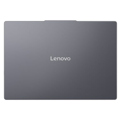 Lenovo IdeaPad Slim 3 15IRU10 - מבט מהגב עם לוגו Lenovo, אפור לונה