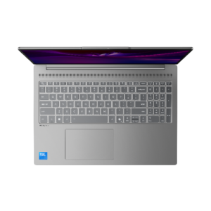 Lenovo IdeaPad Slim 5 16IMH10 Luna Grey - מבט עליון על המקלדת והמשטח