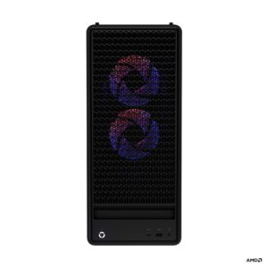 Lenovo Legion T5 30AGB10 90YJ009SYS - מבט מלמעלה עם פאנל מאוורר