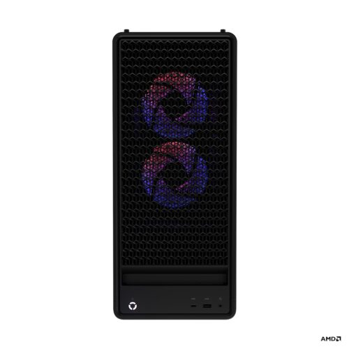 Lenovo Legion T5 30AGB10 90YJ009SYS - מבט מלמעלה עם פאנל מאוורר