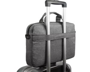 תיק צד Lenovo Casual Toploader T210 15.6 אינץ' אפור - רצועת הצמדה למזוודה