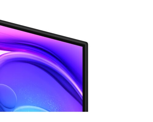 Samsung QE55Q6F - תקריב על מסגרת המסך הדקה