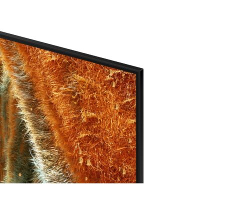 Samsung Neo QLED QN70F 75 - תקריב פינת מסגרת AirSlim