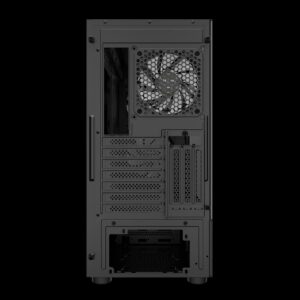 מארז מחשב GAMDIAS TALOS M3 MESH - פאנל אחורי, יציאות הרחבה ומאוורר