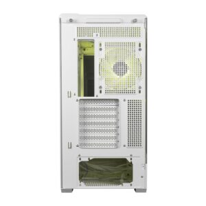 מארז מחשב MSI MAG PANO 130R PZ לבן - מבט אחורי עם חריצי הרחבה